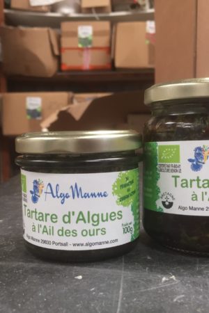 Tartare d'algues à l'ail des ours
