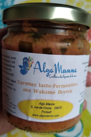 Carottes lacto-Fermentées au Wakamé Breton