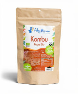 Kombu royal bio séché, laminaire sucrée de Bretagne
