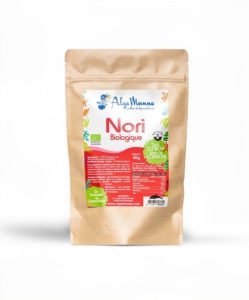 Nori bio séchée de Bretagne, algue à makis et sushis
