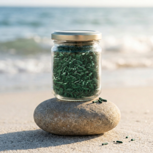 Spiruline bio de Bretagne crue en paillettes