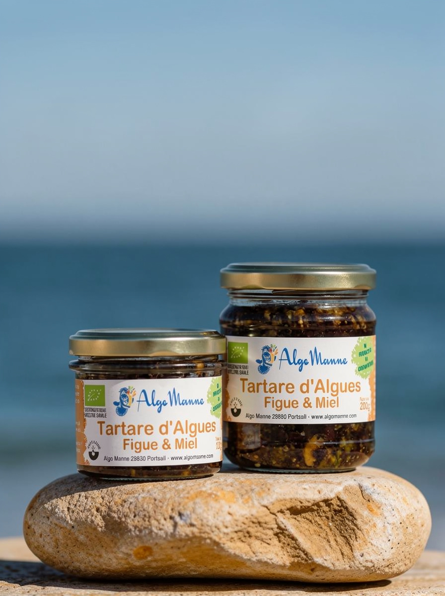 Tartare d'algues figue et miel